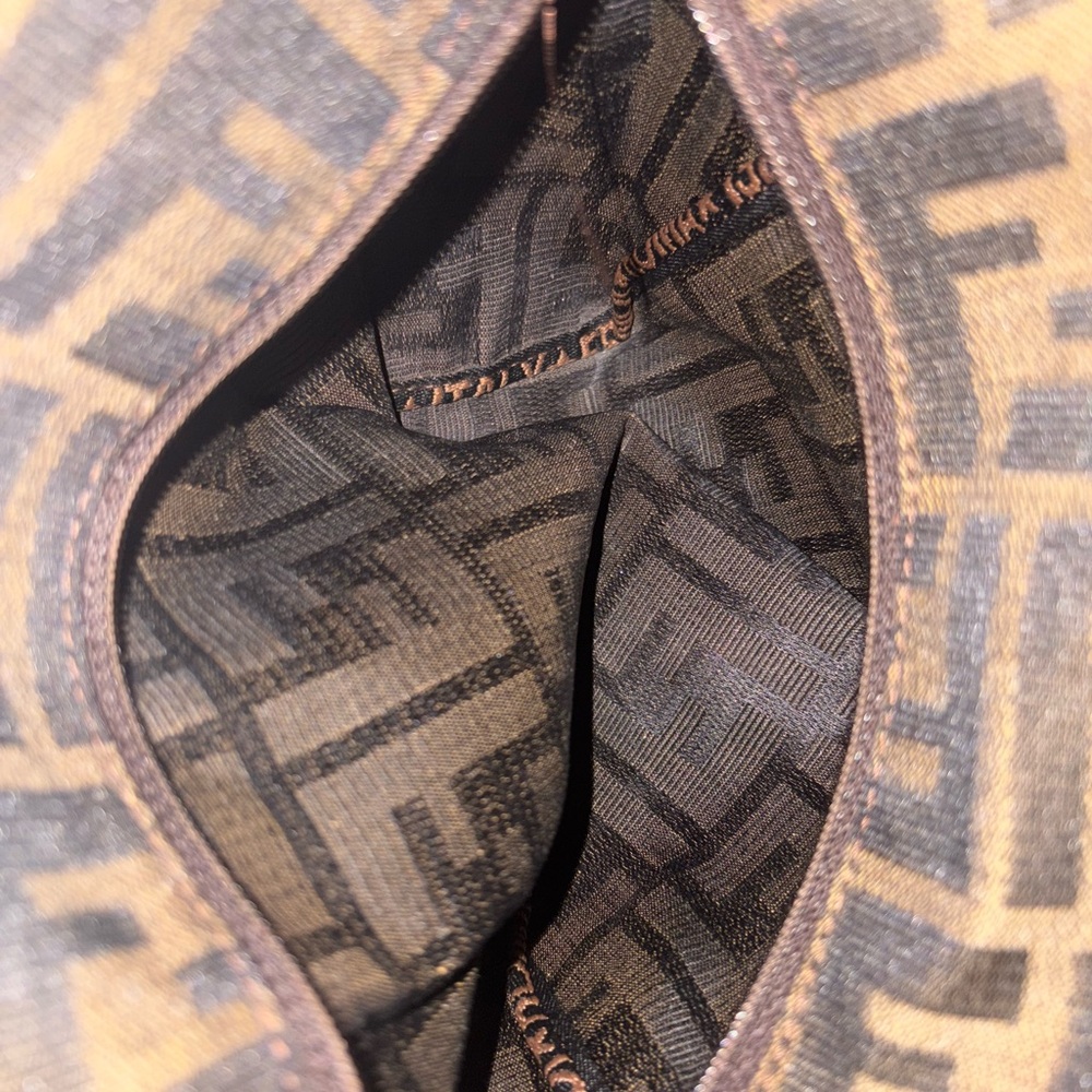 Authentic Fendi Black and Brown Logo Tote. COA included - Picture 6 of 12